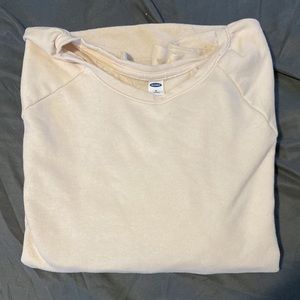 Old Navy pink sweater.  A2